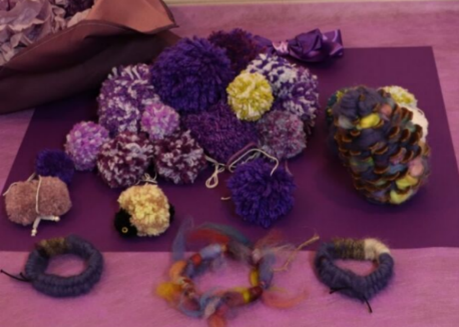 パープルリボン画像